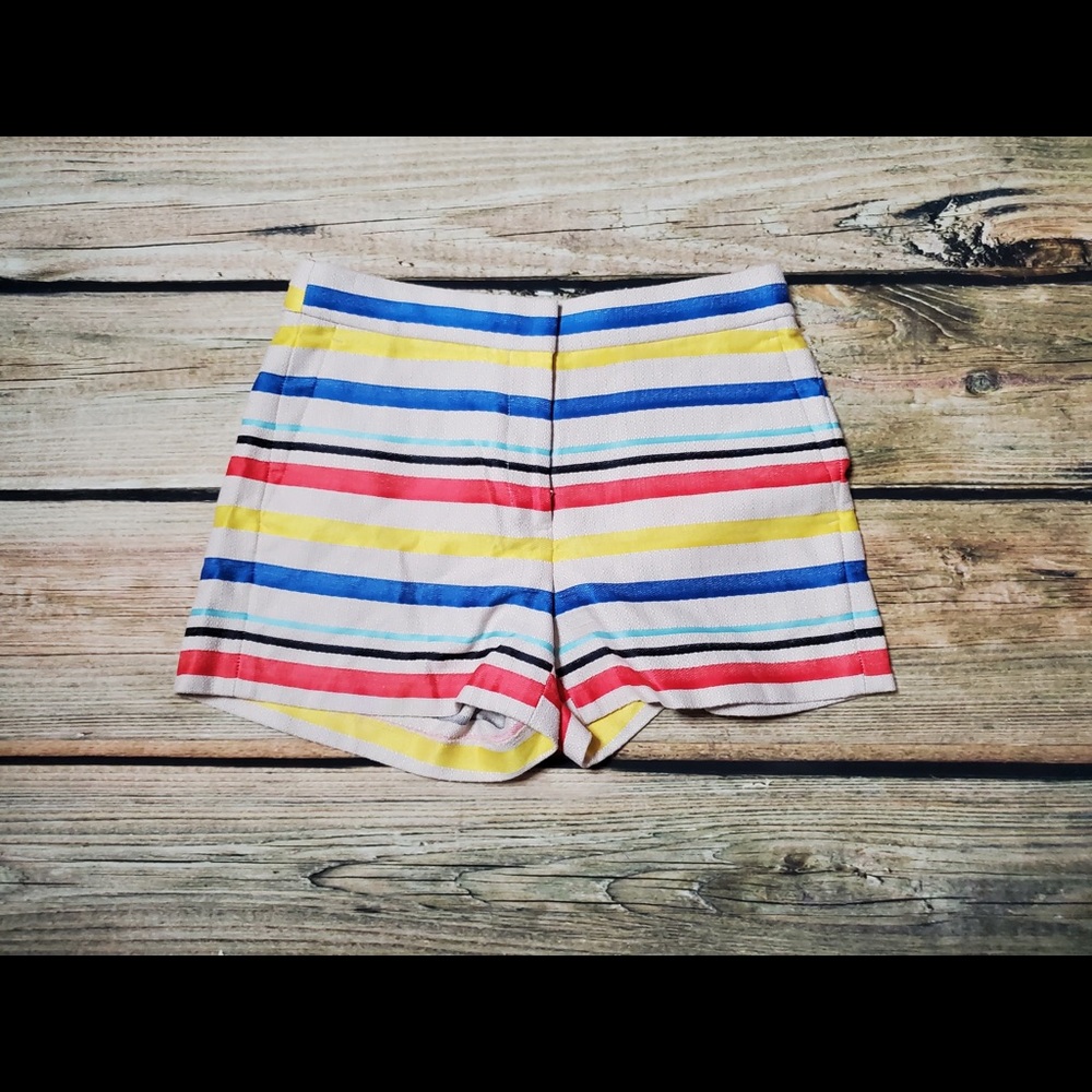 J.Crew size 2 striped shorts